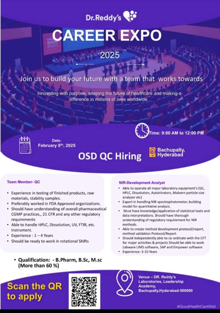 Dr. Reddy's Career Expo 2025