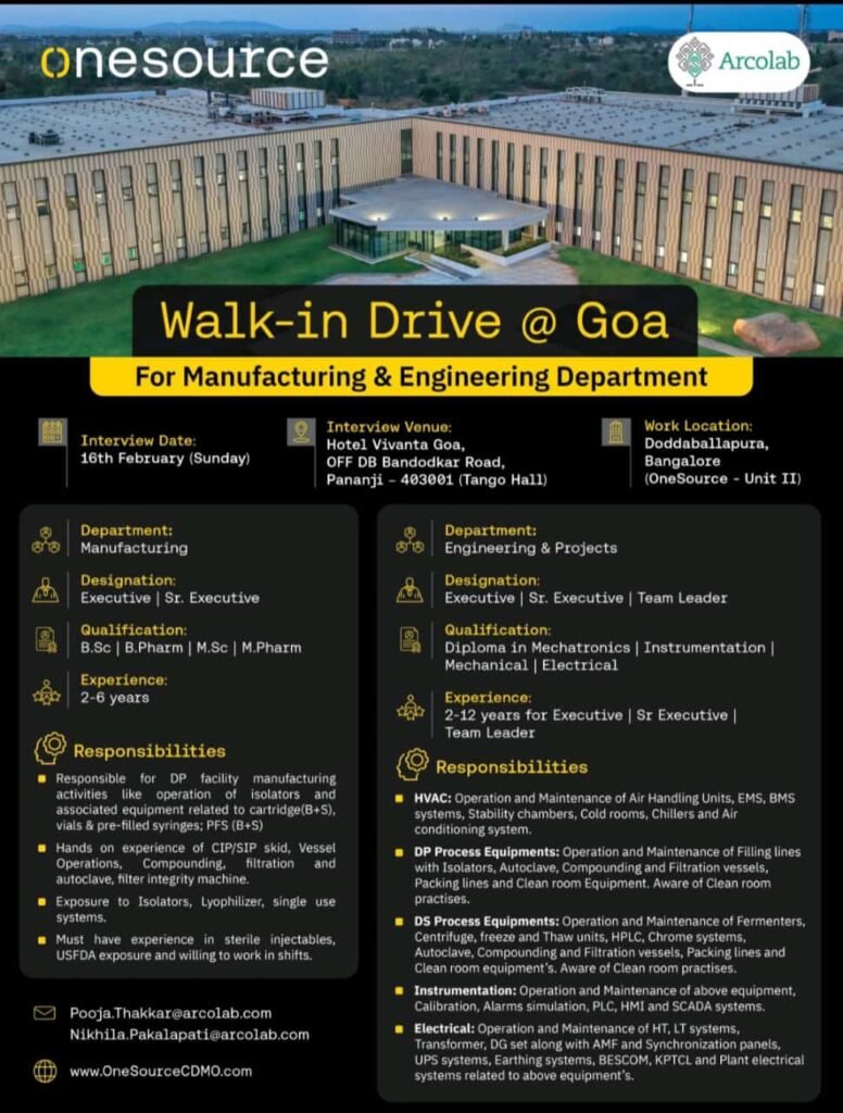 Arcolab Walk-In Drive Goa