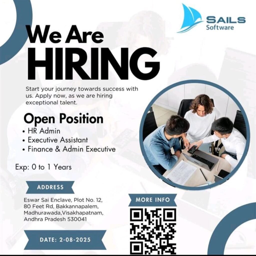 HR Admin Jobs in Visakhapatnam