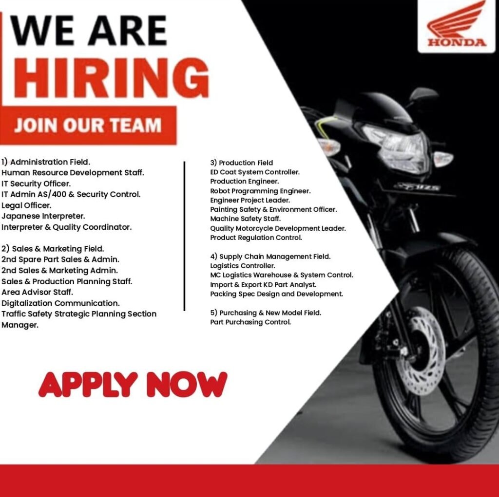 Honda jobs