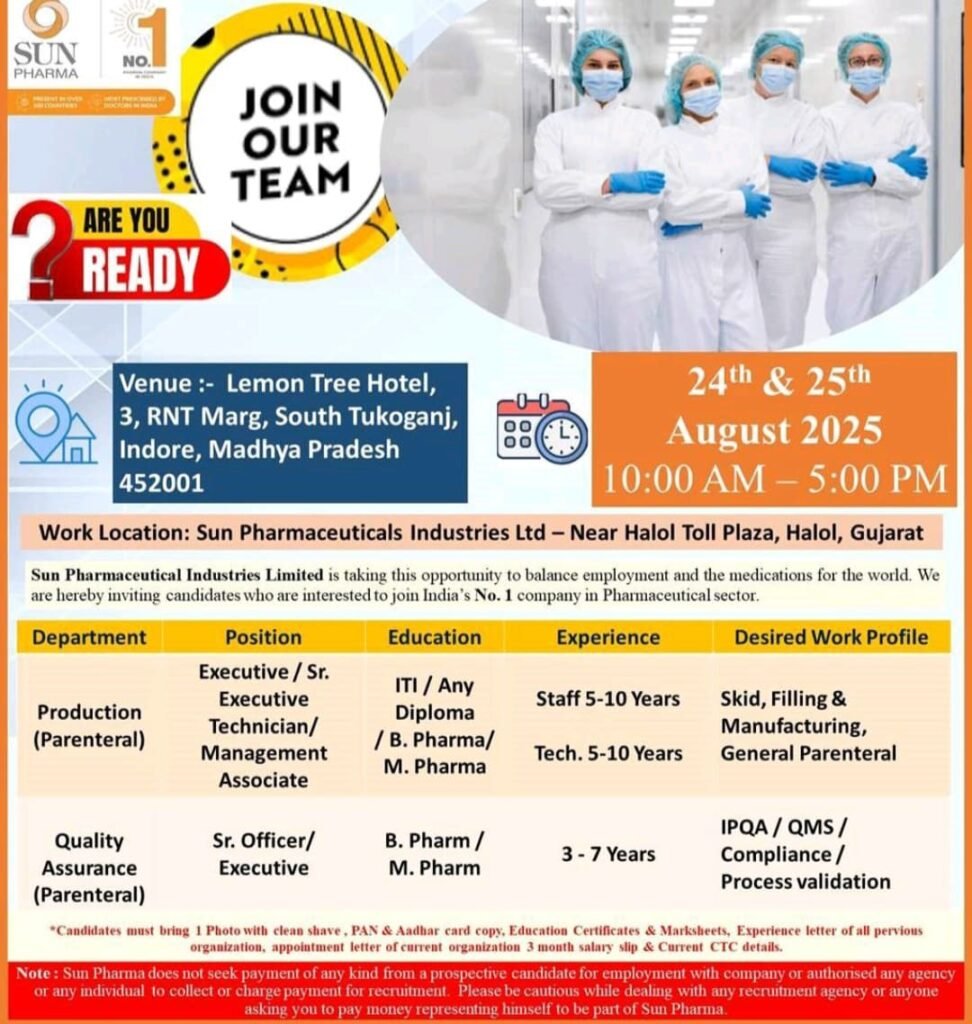 Sun Pharma Walk-In Drive