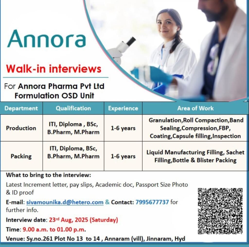 Annora Pharma Walk-In