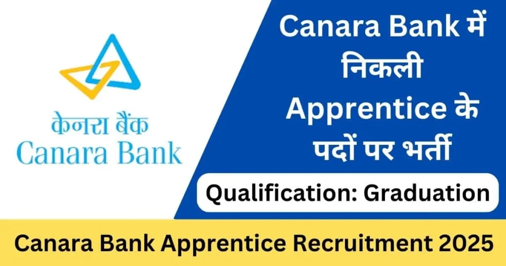 Canara Bank Apprentice Recruitment
