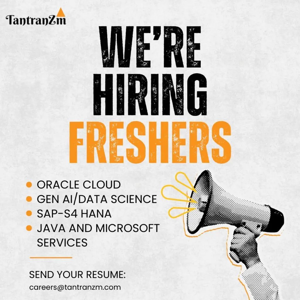Freshers hiring