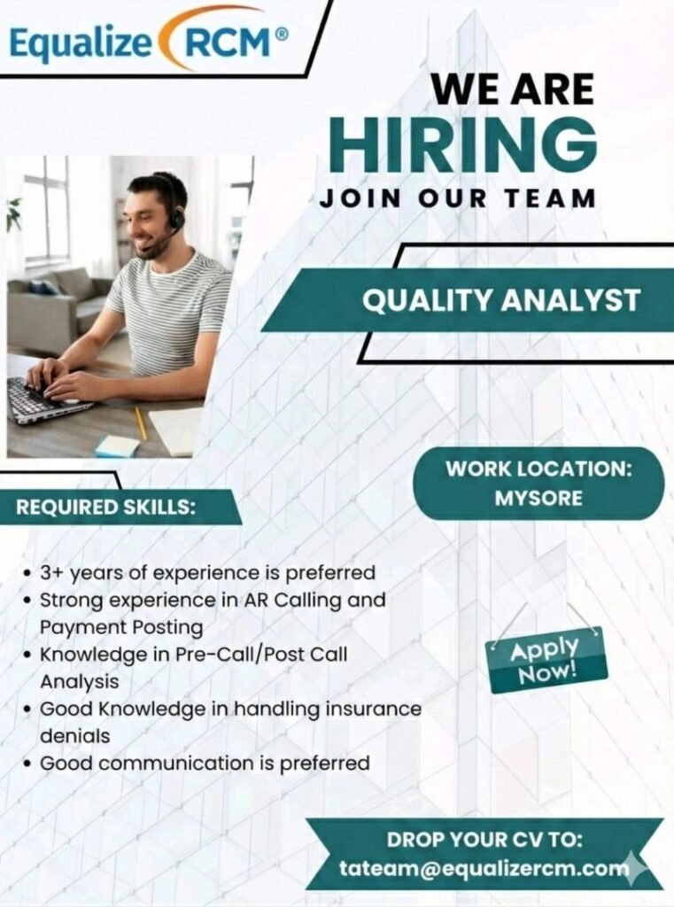 Quality Analyst Job